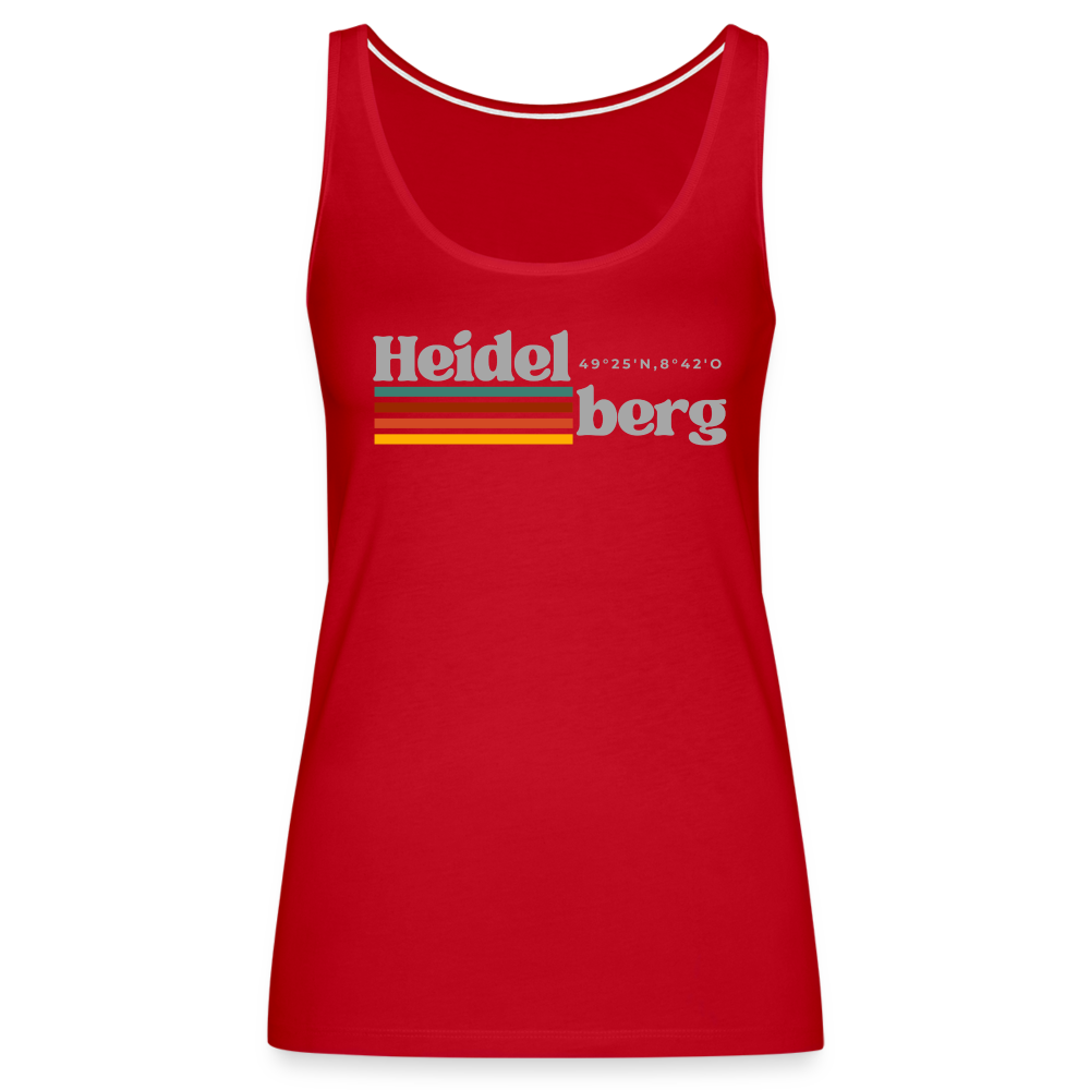 Tanktop Ladies Heidelberg "Retro" - Rot