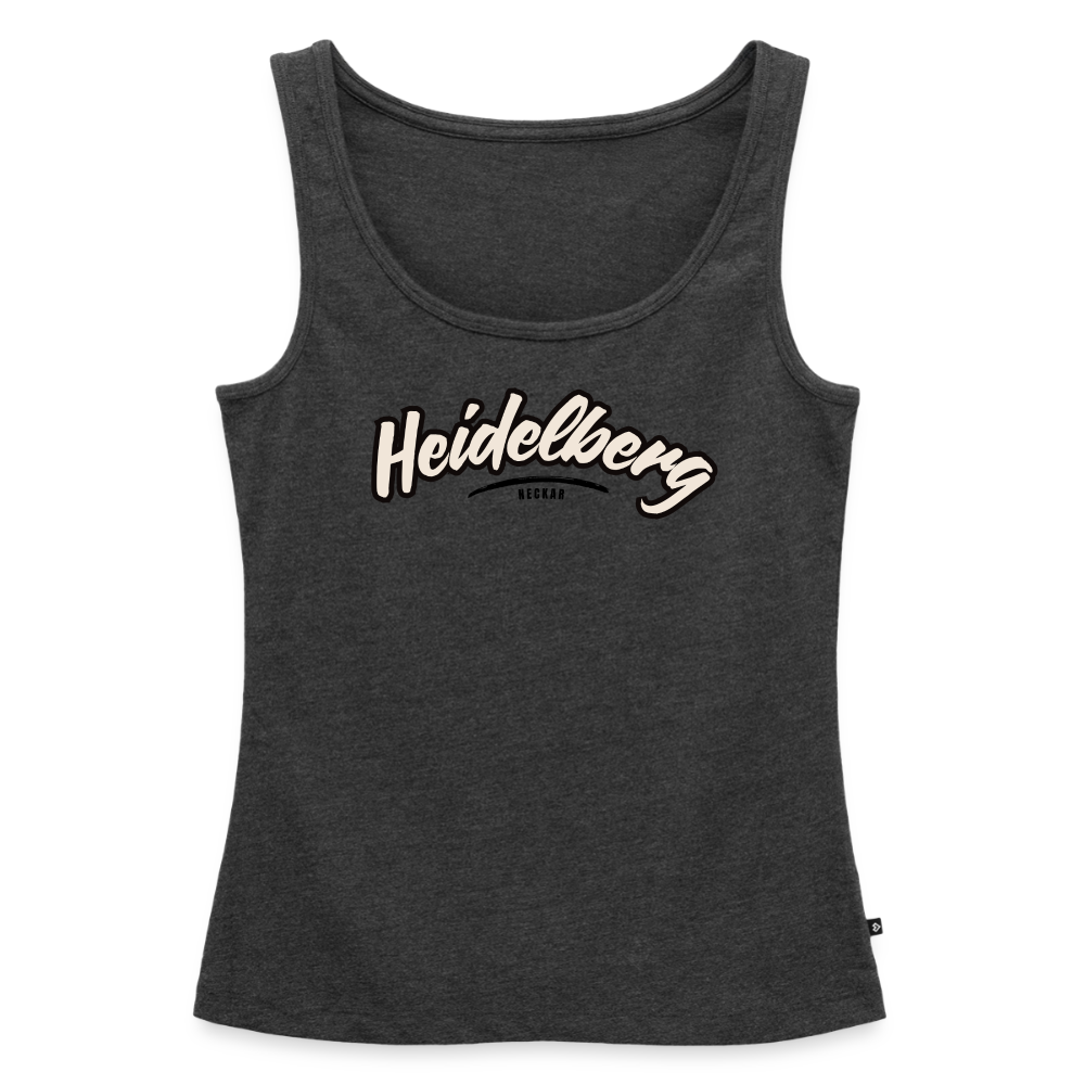 Tanktop Ladies Heidelberg "Graffiti Tag" - Anthrazit meliert