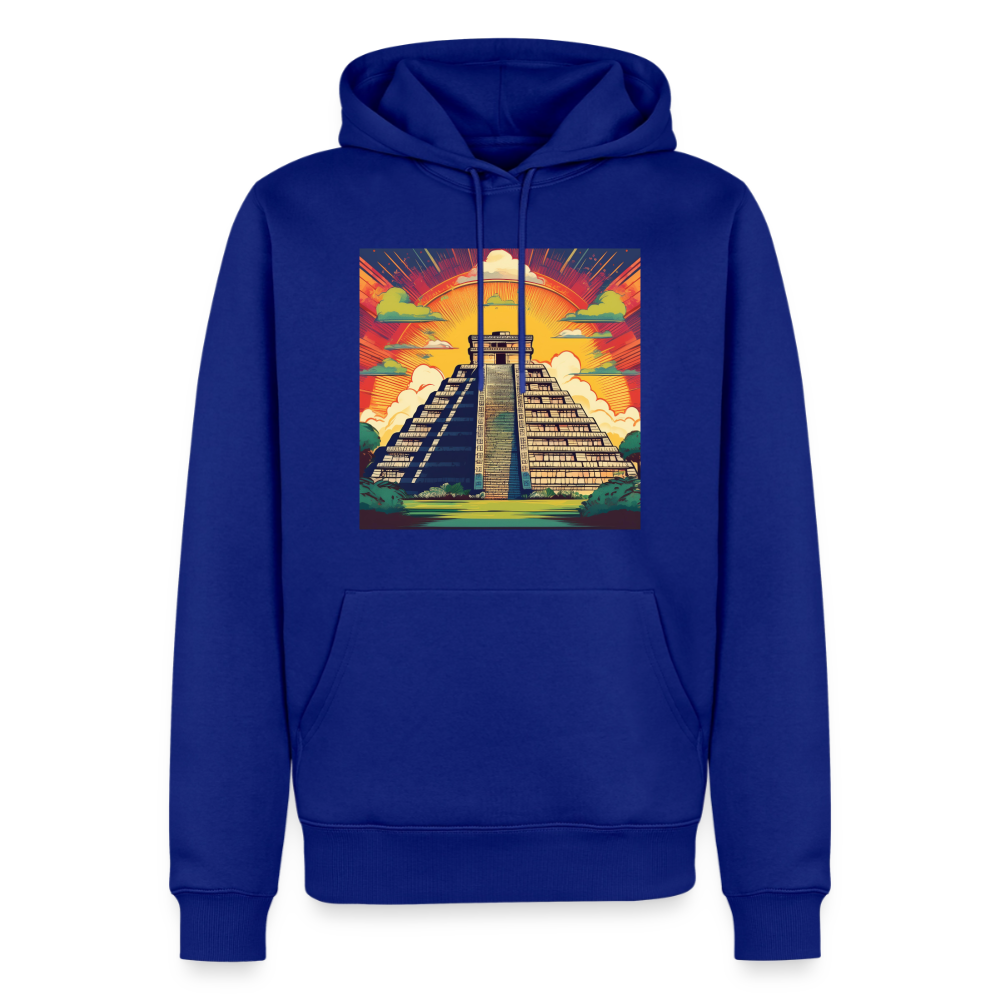 Hoodie Mexico "Pyramide" - Royalblau