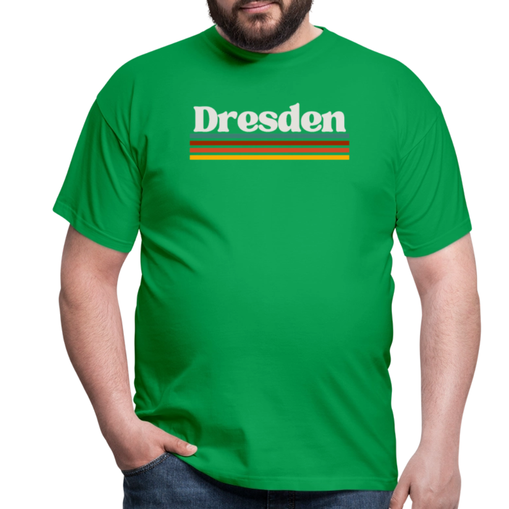 T-Shirt Dresden "Retro" - Kelly Green
