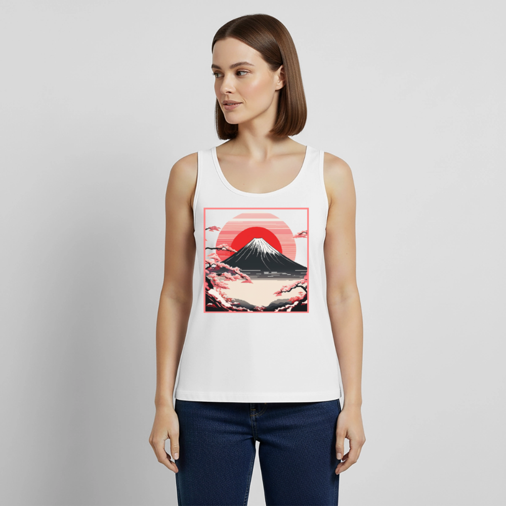 Tanktop Ladies Japan "Fuji" - Weiß