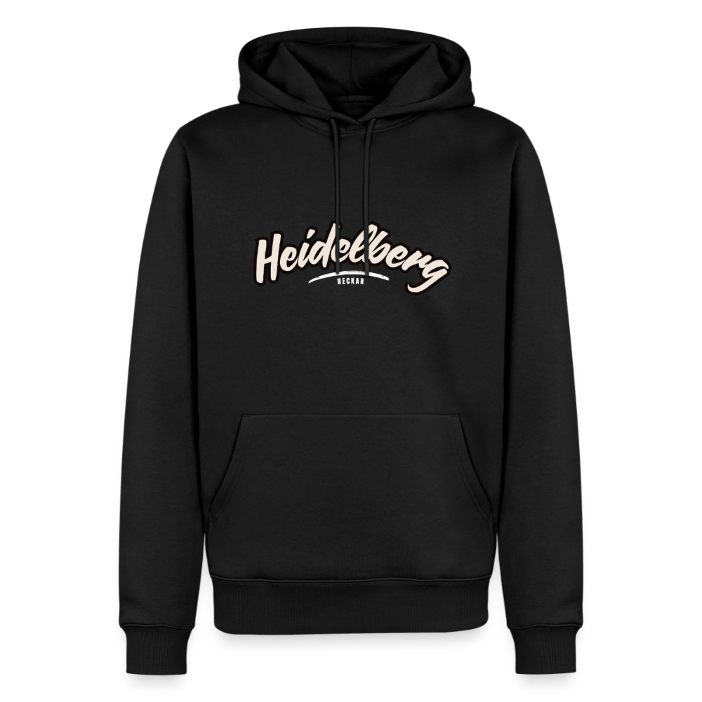 Hoodie Heidelberg "Graffiti Tag White" - Schwarz