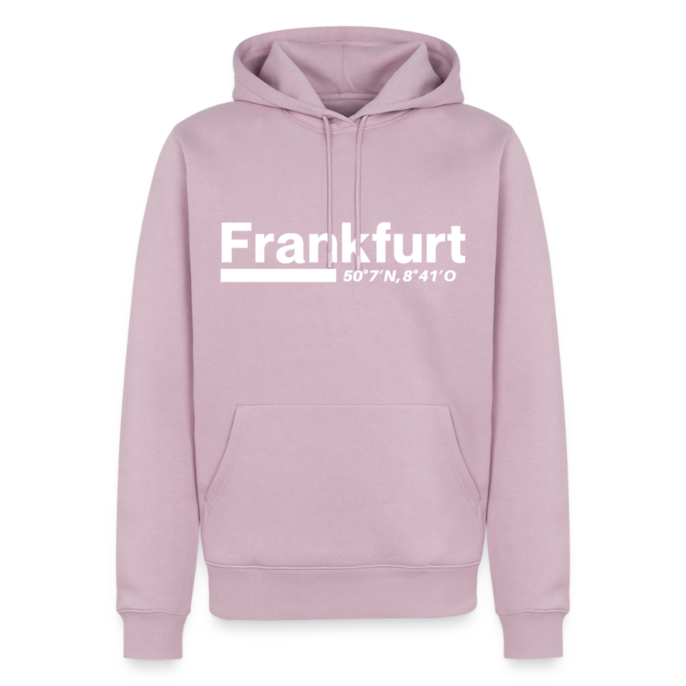 Hoodie Frankfurt (Main) "Bold GPS White" - Altrosa
