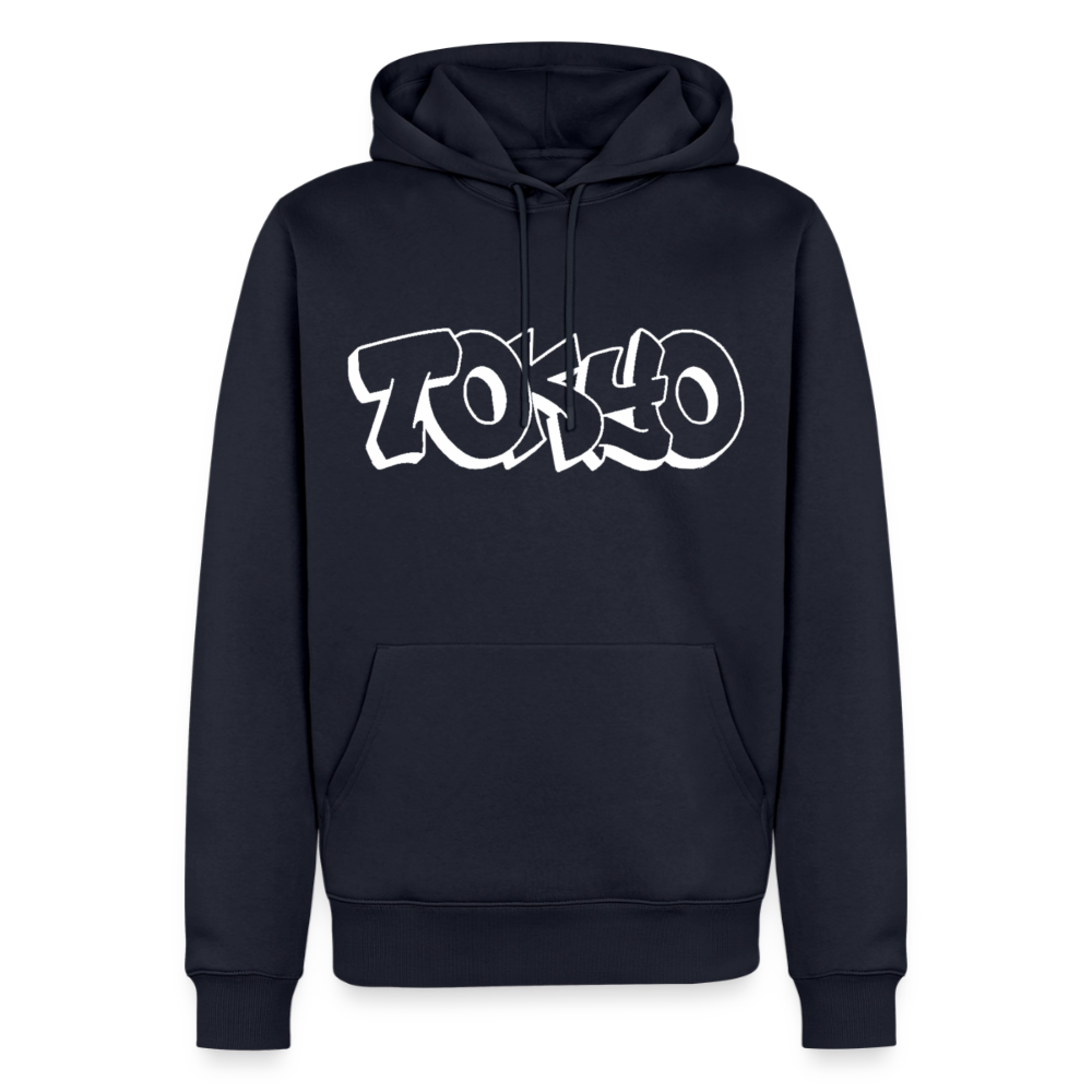 Hoodie Japan Graffiti "Tokyo Bright Edition" - Navy
