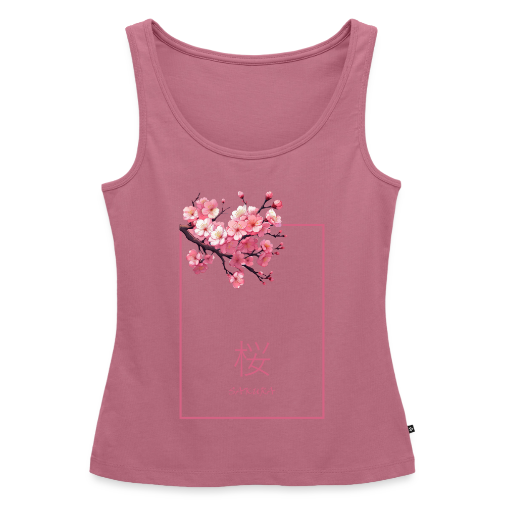Tanktop Ladies Japan "Sakura" - Mauve