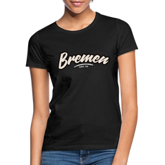 T-Shirt Ladies Bremen "Graffiti Tag White" - Schwarz