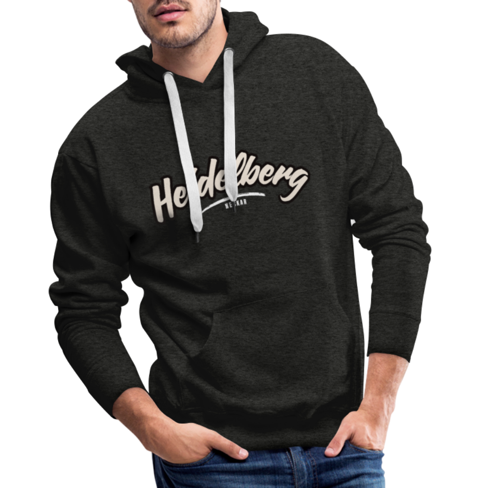 Hoodie Heidelberg "Graffiti Tag White" - Anthrazit