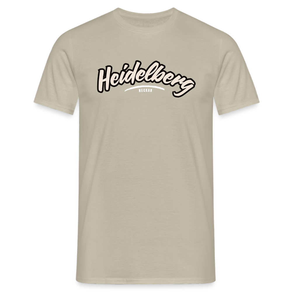 T-Shirt Heidelberg "Graffiti Tag White" - Sandbeige
