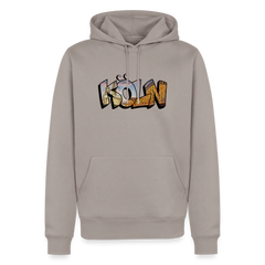 Hoodie Köln "Skyline Sunset" - Taupe