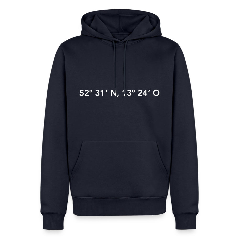 Hoodie Berlin "GPS" Bright Edition - Navy