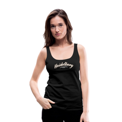 Tanktop Ladies Heidelberg "Graffiti Tag White" - Schwarz