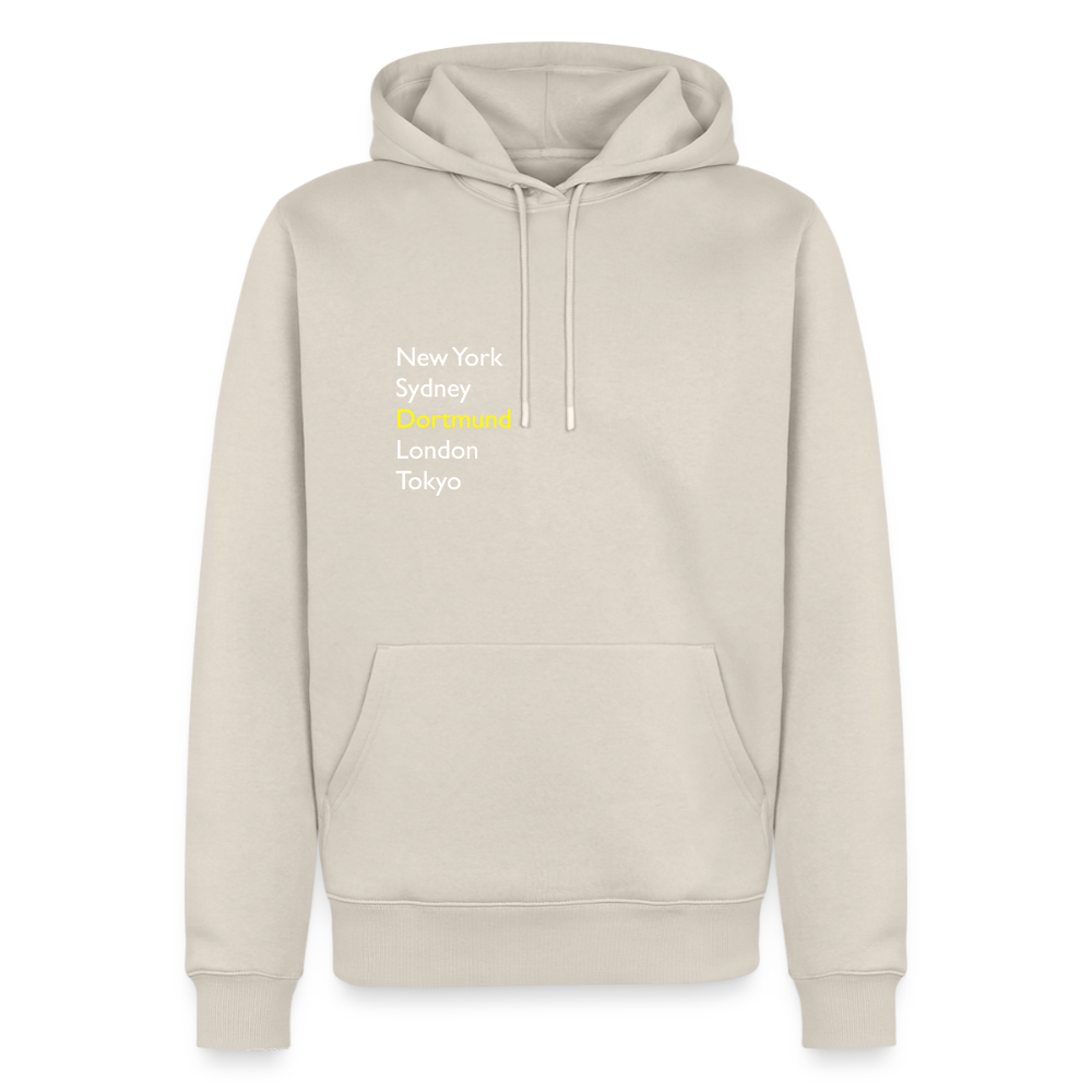 Hoodie Dortmund "Metropolen" Bright Edition - Beige