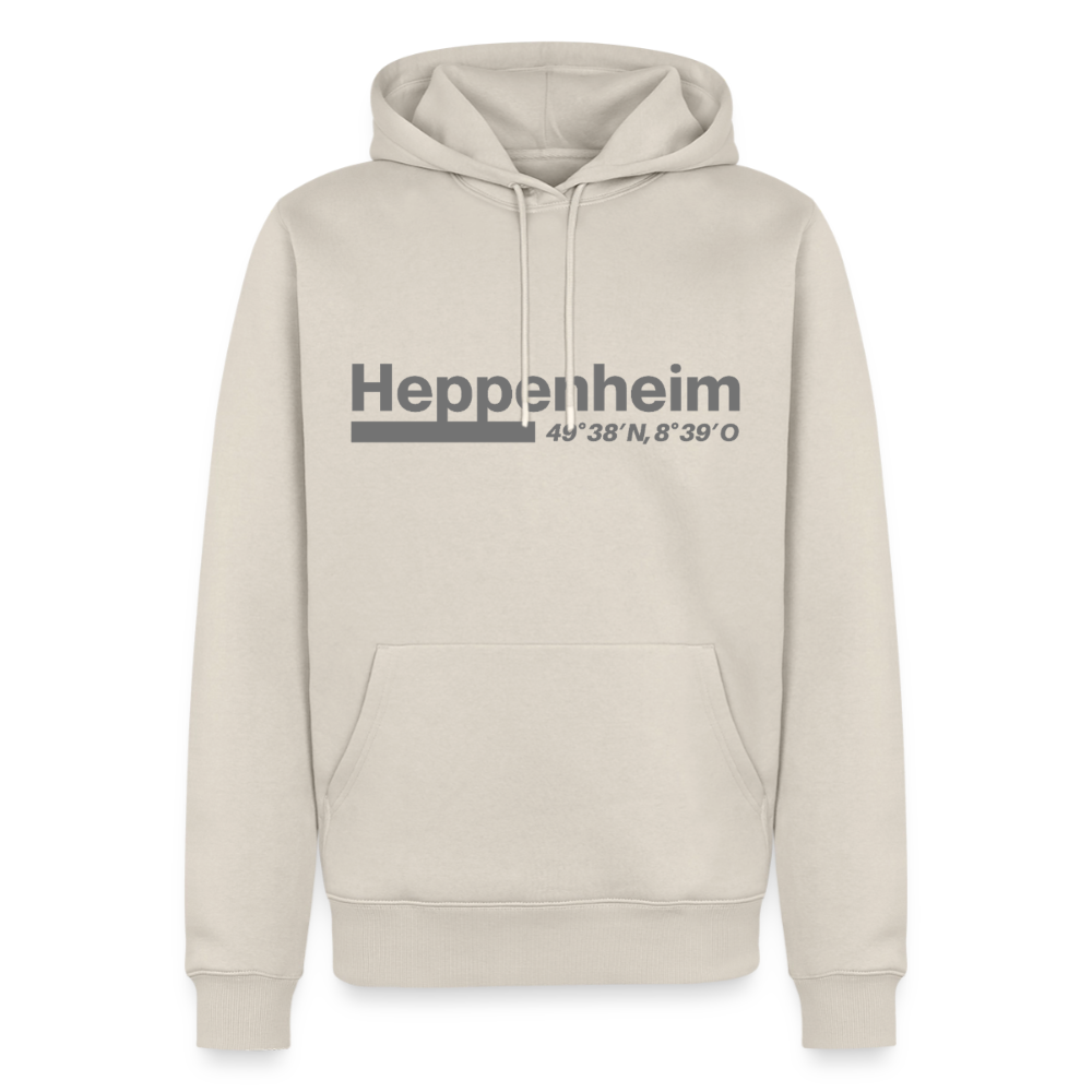 Hoodie Heppenheim "Bold GPS" - Beige