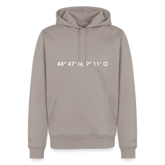 Hoodie Stuttgart "GPS" Bright Edition - Taupe