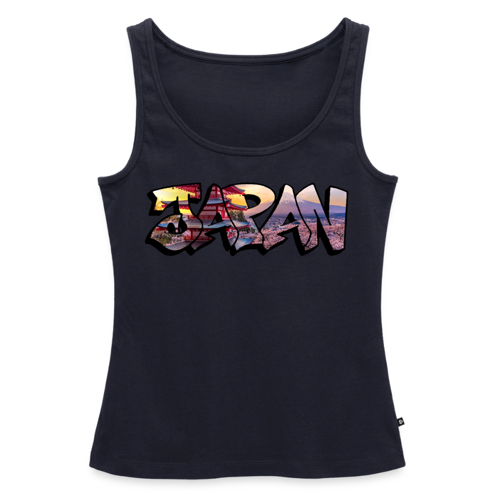 Tanktop Ladies Japan Graffiti "Panorama" - Navy