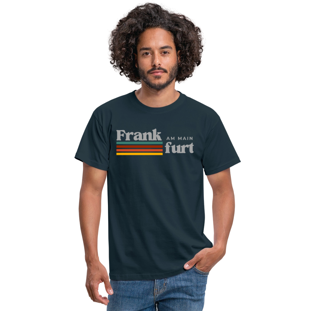 T-Shirt Frankfurt (Main) "Retro" - Navy