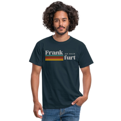 T-Shirt Frankfurt (Main) "Retro" - Navy