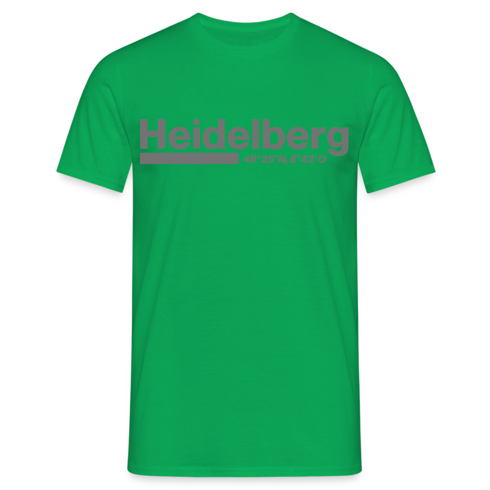 T-Shirt Heidelberg "Bold GPS" - Kelly Green