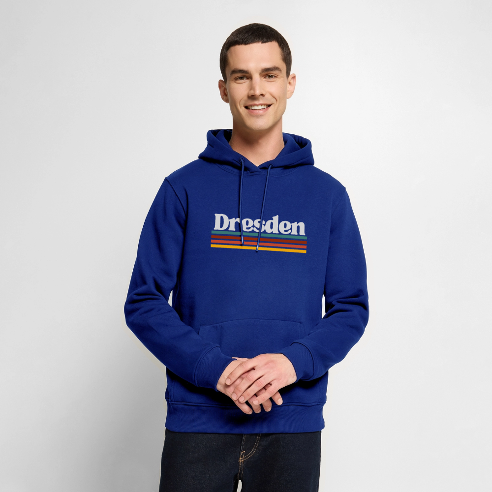 Hoodie Dresden "Retro" - Royalblau