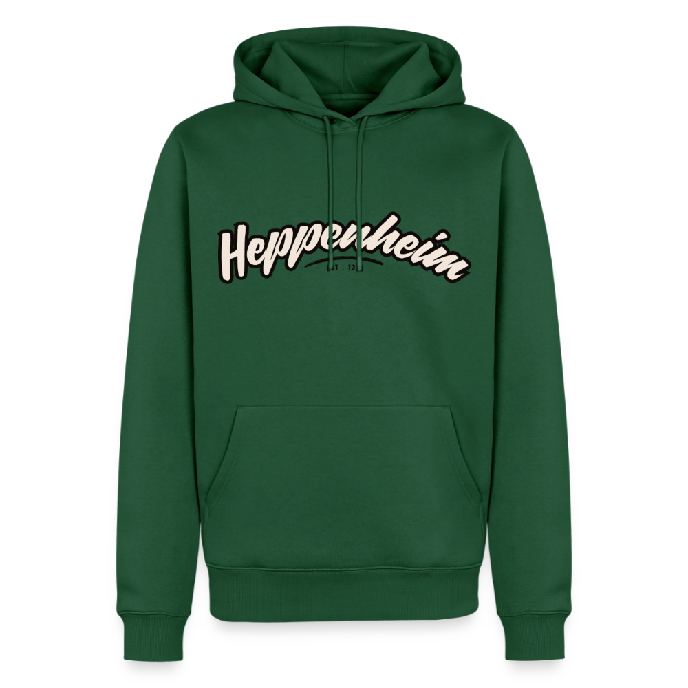 Hoodie Heppenheim "Graffiti Tag" - Flaschengrün