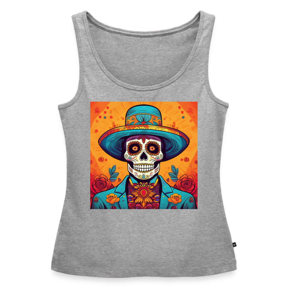 Tanktop Ladies Mexico "Hombre Muerto" - Grau meliert