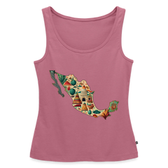 Tanktop Ladies Mexico "Map" - Mauve