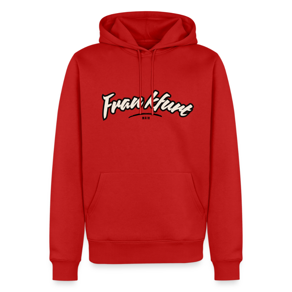 Hoodie Frankfurt (Main) "Graffiti Tag" - Rot