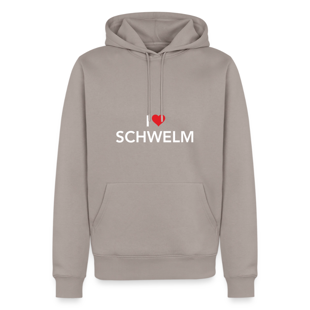 Hoodie I Love Schwelm - Taupe