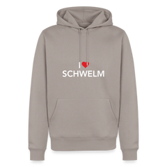 Hoodie I Love Schwelm - Taupe