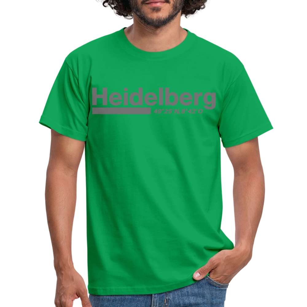T-Shirt Heidelberg "Bold GPS" - Kelly Green