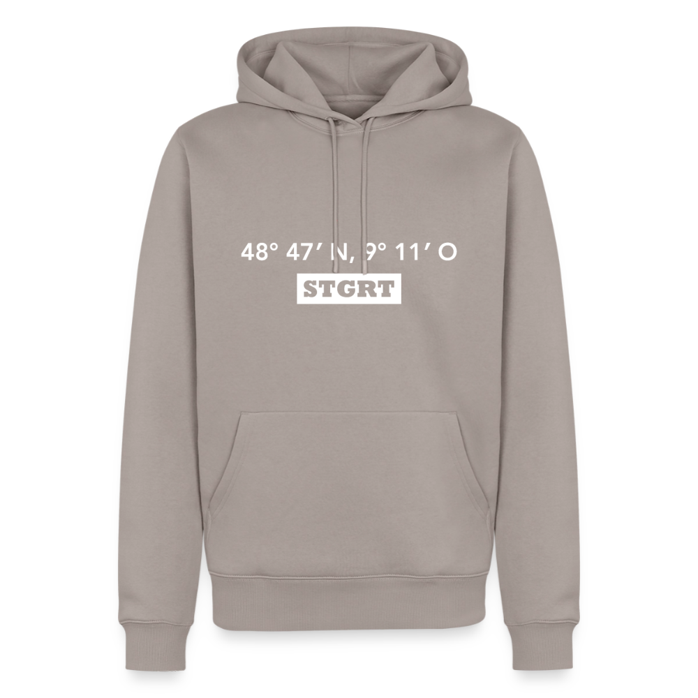 Hoodie Stuttgart "STGRT GPS" Bright Edition - Taupe