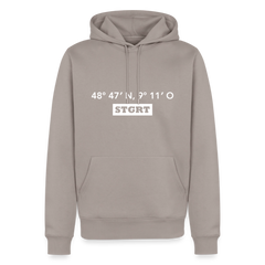 Hoodie Stuttgart "STGRT GPS" Bright Edition - Taupe