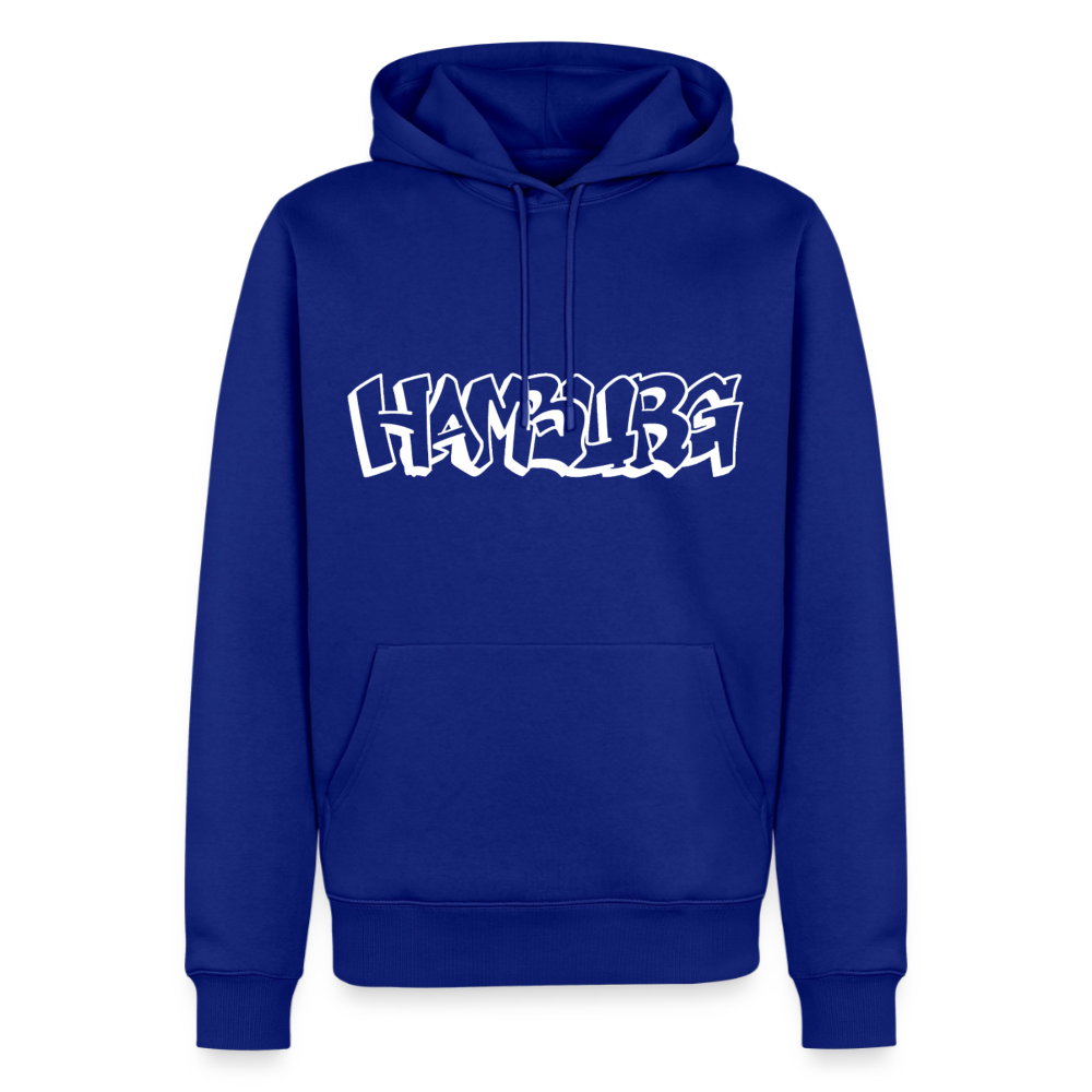 Hoodie Hamburg "Graffiti" Bright Edition - Royalblau