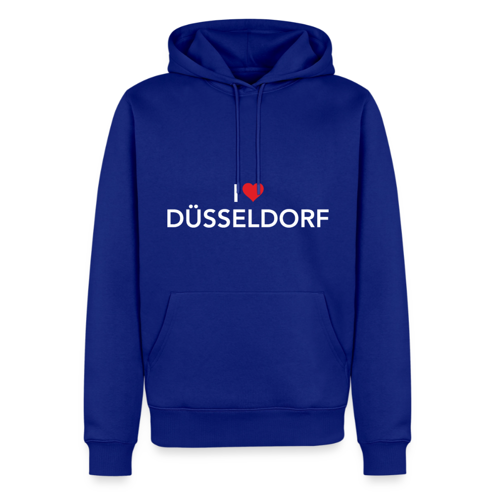 Hoodie "I Love Düsseldorf" Bright Edition - Royalblau
