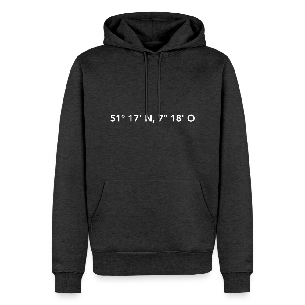 Hoodie Schwelm "GPS" Bright Edition - Anthrazit meliert