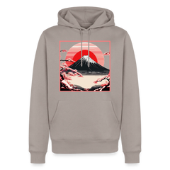Hoodie Japan "Fuji" - Taupe