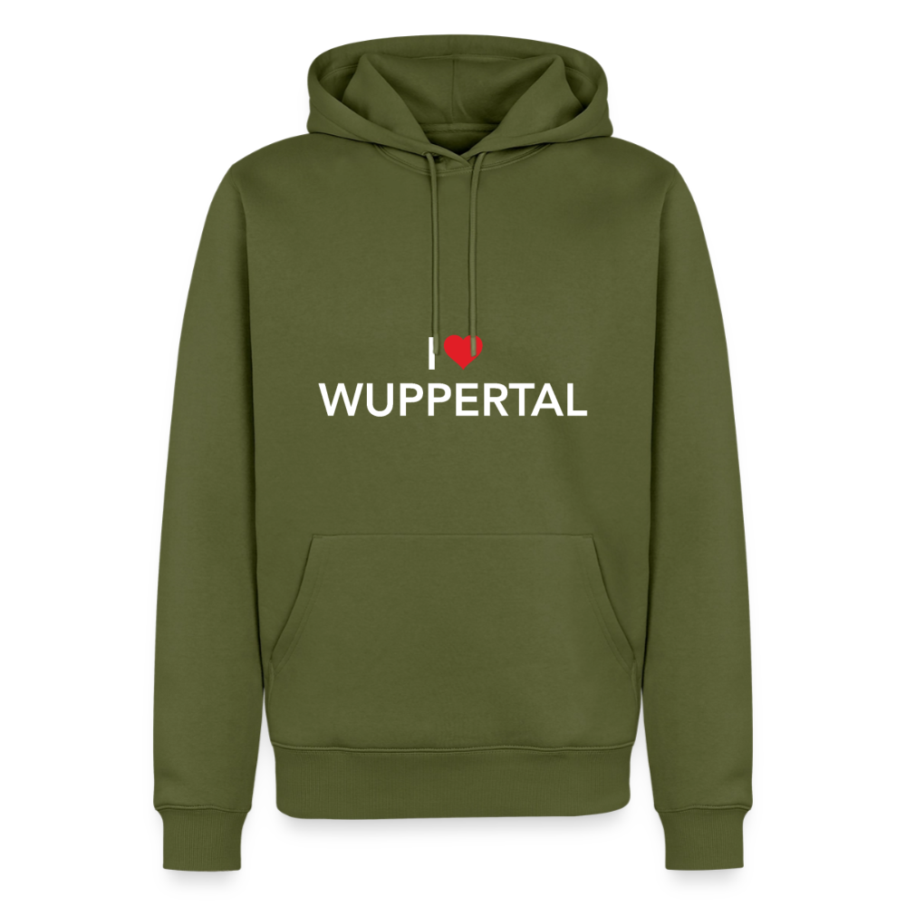 Hoodie "I Love Wuppertal" - Khaki