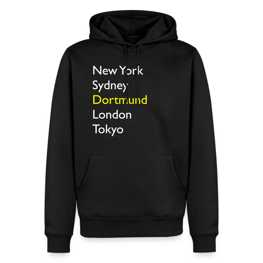 Hoodie Dortmund "Metropolen Big" Bright Edition - Schwarz