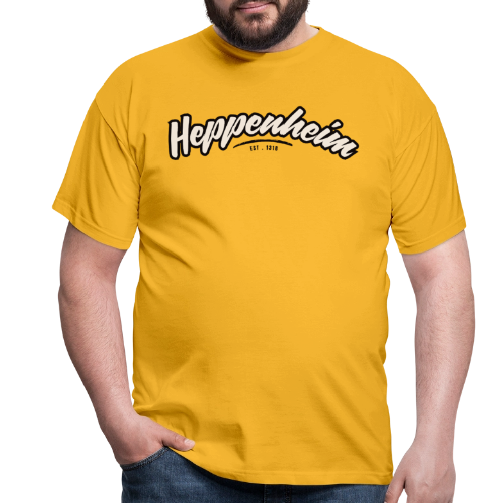 T-Shirt Heppenheim "Graffiti Tag" - Gelb