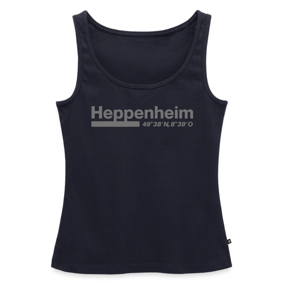 Tanktop Ladies Heppenheim "Bold GPS" - Navy