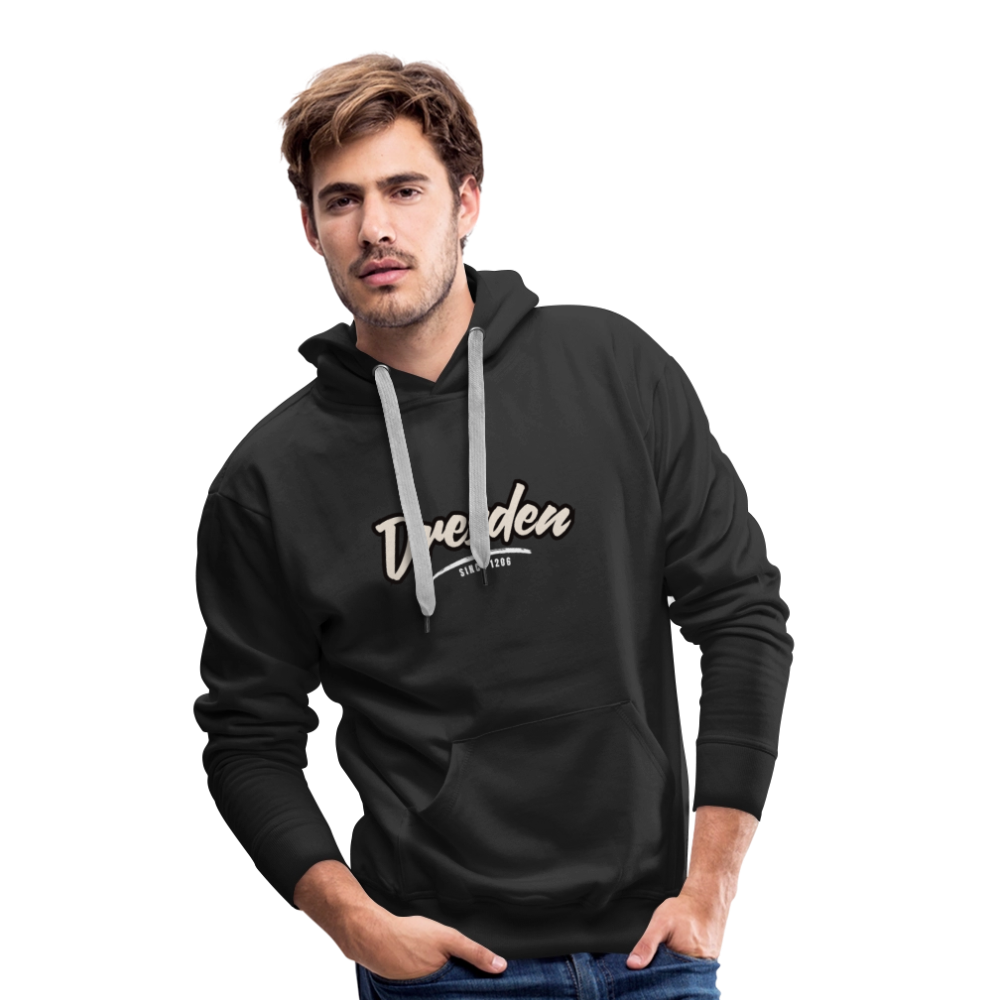 Hoodie Dresden "Graffiti Tag White" - Schwarz
