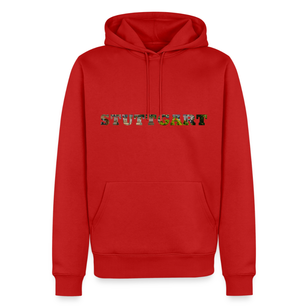 Hoodie Stuttgart "Panorama Bold" - Rot