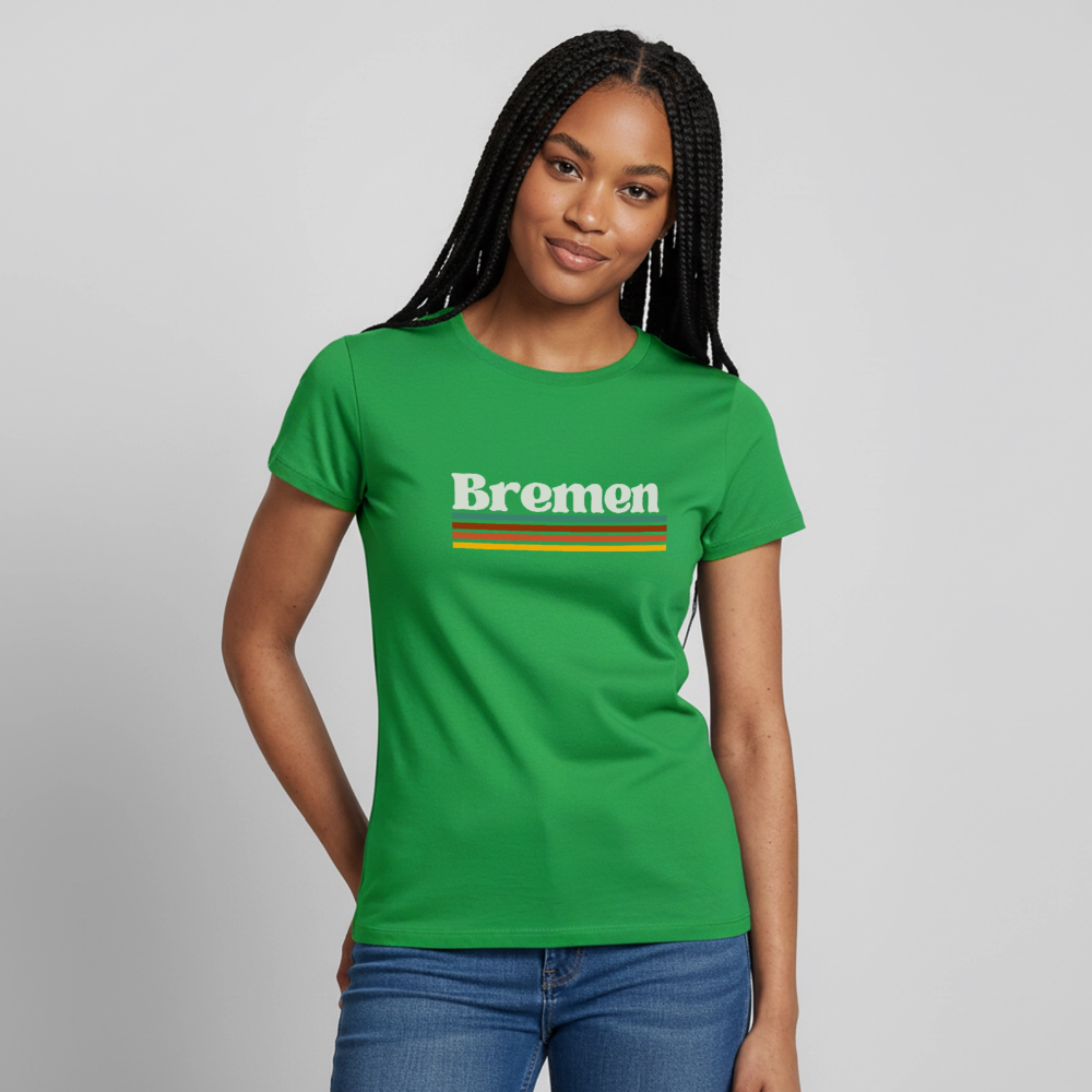 T-Shirt Ladies Bremen "Retro" - Kelly Green