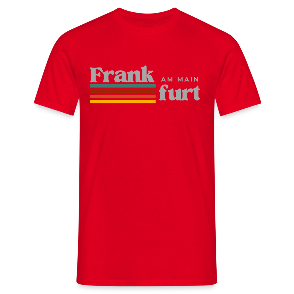 T-Shirt Frankfurt (Main) "Retro" - Rot