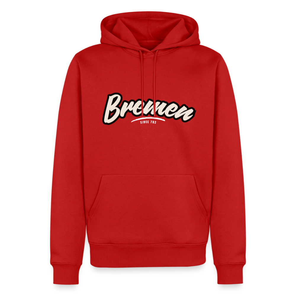 Hoodie Bremen "Graffiti Tag White" - Rot