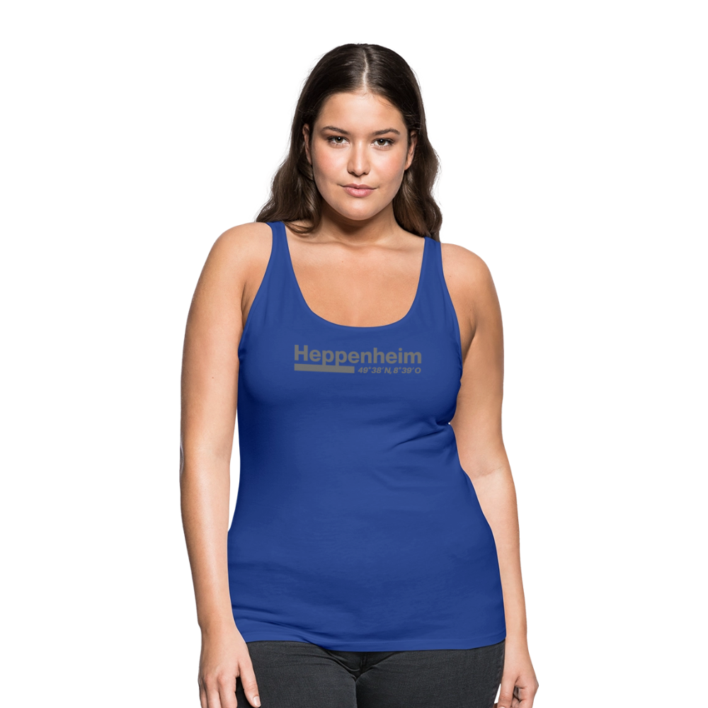 Tanktop Ladies Heppenheim "Bold GPS" - Königsblau