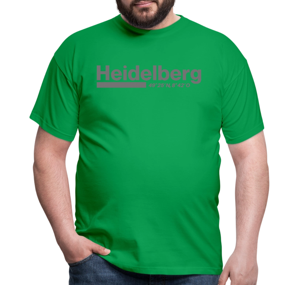 T-Shirt Heidelberg "Bold GPS" - Kelly Green