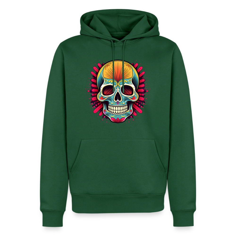 Hoodie Mexico "Mascarilla Craneo" - Flaschengrün