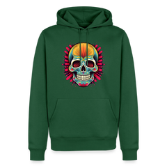 Hoodie Mexico "Mascarilla Craneo" - Flaschengrün