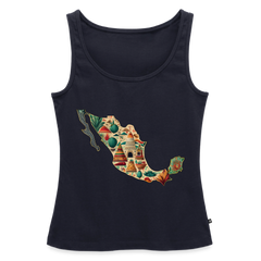 Tanktop Ladies Mexico "Map" - Navy
